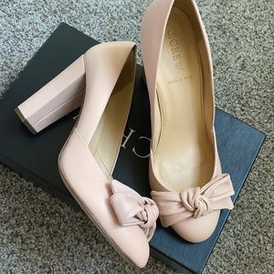 J.Crew Etta Bow Heels - worn once!